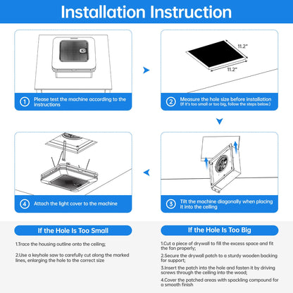 Hawkrown Bathroom Exhaust Fan with Bluetooth Speaker, 230 CFM 1.0 Sone Bathroom Exhaust Fan with Light, 3 Dynamic Light, 7 LED Color, 3 Color Temperatures, Nightlight,Remote, Easy Install (White)