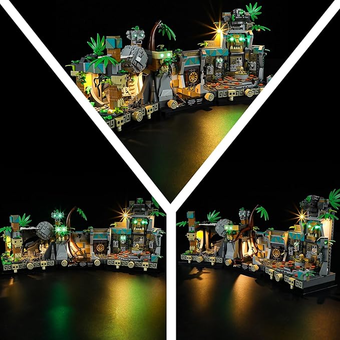 LED Light Kit for Lego 77015 Temple of The Golden Idol Set Compatible with Lego 77015 Building Blocks Model(Not Include Blocks Set)