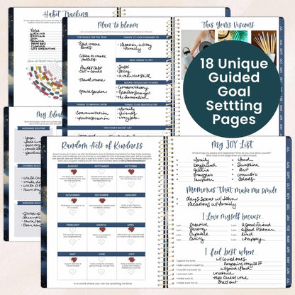 bloom daily planners 2026-2027 (8.5" x 11") Academic Year Day Planner (July 2026 - July 2027) - 13 Months Weekly & Monthly Dated Agenda Organizer with Stickers & Tabs - Midnight Sky