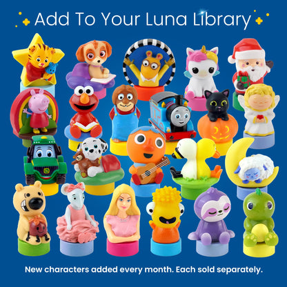 LUNA STORYTIME Kids Book Projector – 5 Daniel Tiger & 5 Classic Read-Aloud Stories, 10 Songs & Night Light & Soothing Dream Music | Children Ages 3+ Storytime Projector | Toys, Owl & Daniel Tiger