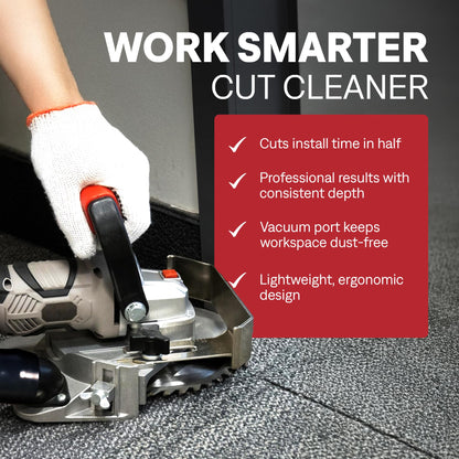 ToolTech 20V Cordless Undercut Saw Kit, 8000 RPM Jamb Saw With 4.0mAh Battery and Charger Included, For Door Jambs, Trim, Baseboard Precision Cuts and Flooring