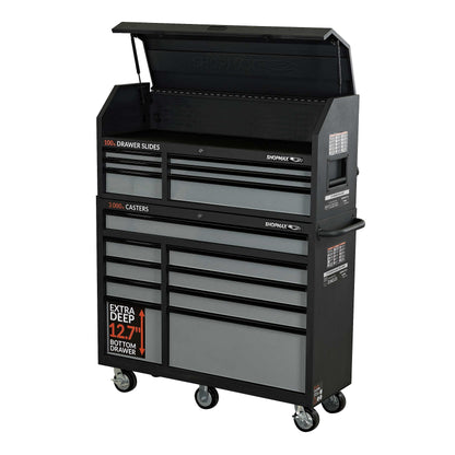 52 in. 15-Drawer Tool Chest and Rolling Cabinet Combo