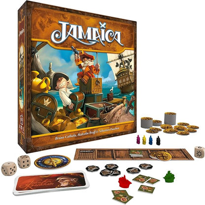 Jamaica Board Game (New Edition) - Family-Friendly Pirate Racing Game Strategy Game for Kids &amp Adults Ages 8+ 2-6 Players 30-60 Minute Playtime Made by Space Cowboys