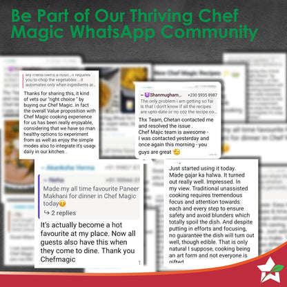 Wonderchef Chef Magic | All-in-One Kitchen Robot for Indian & International Cuisine | Automatic Chopping, Sautéing, Stirring, Kneading... | Mobile App | Recipes by Chef Sanjeev Kapoor | 2 Yr Warranty