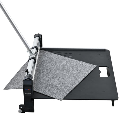 NLBFOU 26" Pro Flooring Cutter, Cuts Vinyl Siding, Carpet Tiles, Rubber Tiles, Laminate, Vinyl Plank, Commercial Vinyl, Fiber Cement Wall Panels, LVP, LVT - Durable and Precise Floor Cutting Tool