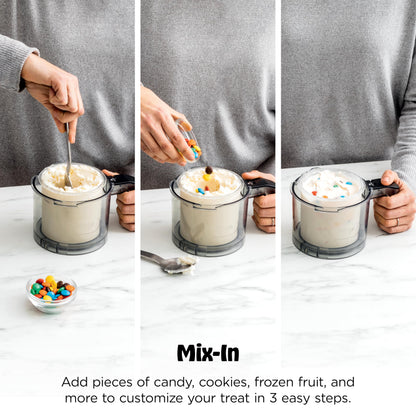 Ninja CREAMi Deluxe Ice Cream Maker | 11-in-1 Create Frozen Desserts, Sorbet, Milkshakes, Yogurt & More | Includes 2 Dishwasher Safe XL 24 Oz. Tubs with storage lids | Silver | NC501