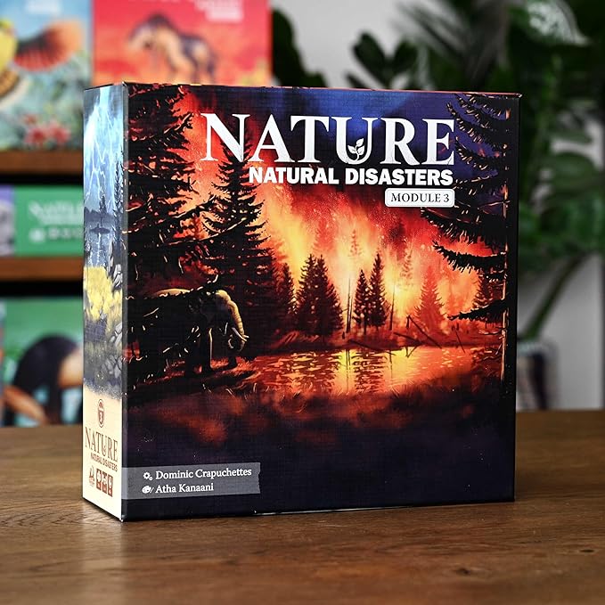 Northstar Game Studio Nature Board Game Expansion Module 3: Natural Disasters | Adapt Species in a Changing Environment | Strategy Game for Adults Teens Families and Solo | 1-4 Players Age 10+