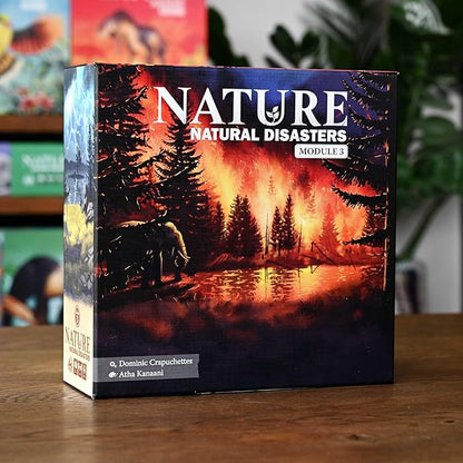 Northstar Game Studio Nature Board Game Expansion Module 3: Natural Disasters | Adapt Species in a Changing Environment | Strategy Game for Adults Teens Families and Solo | 1-4 Players Age 10+
