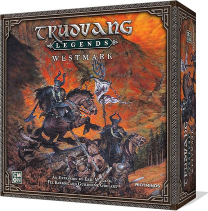 CMON Trudvang Legends: Westmark Board Game Expansion - Cooperative Storytelling Adventure Fantasy RPG with Tabletop Miniatures for Kids &amp Adults Ages 14+ 1-4 Players 120 Min Playtime Made by