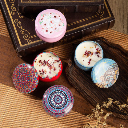 Scented Candles Gift Set, Natural Soy Candles Non Toxic, 4 Pack
