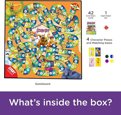 AQUARIUS Scooby-Doo Journey Board Game - Fun for Kids &amp Adults - Officially Licensed Scooby-Doo Merchandise &amp Collectibles (97018) Blue White Orange for 96 months