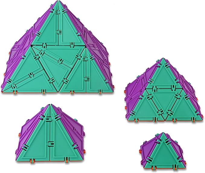 3D Building Set for Learning Math Includes Many Online Activities Jumbo Size 512-pc Made in USA