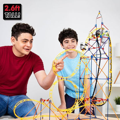 K'NEX - Amazin' 8 Coaster ‚ STEM Building Set Kid Construction Creative Play Toy‚ Ages 9+
