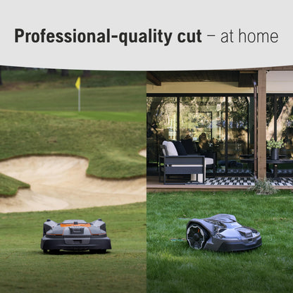 Husqvarna Automower 440iQ Robotic Mower, 2 Acre Mowing Capacity, Wire Free Robot Lawn Mower with Charging Station, RS1 EPOS Reference Station and Replacement Blades