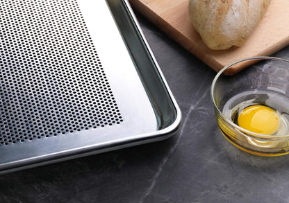 New Star Foodservice Commercial-Grade 18-Gauge Aluminum Sheet Pan/Bun Pan, Full Size, 18 L x 26 W x 1 H
