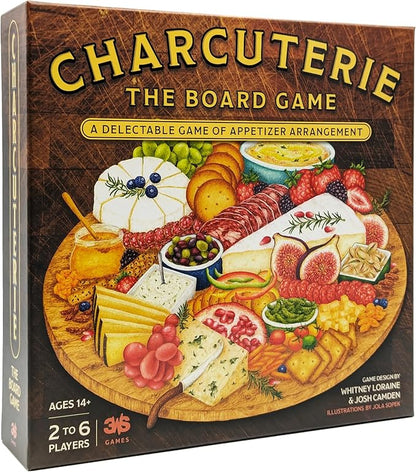 Charcuterie Board Game by 3WS - Deliciously Themed Strategy Game for 2-6 Players Ages 14+ - Perfect Food Lover's Game &amp Board Game Gift Idea for Family Night &amp Dinner Parties
