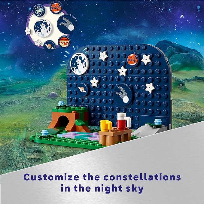 LEGO Friends Stargazing Camping Vehicle Adventure Toy Includes 2 Mini-Dolls Camping Trailer Telescope Toy and a Dog Figure Science Gift Idea for Girls Boys and Kids Ages 7 and Up 42603