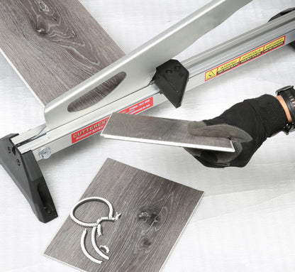 FullyAssembled Laminate/Vinyl Floor Cutter, Angle&Length Cutting,Laminate Flooring Cutter,Cuts 2-5mm Thickness Rubber Floor,Laminate Floor,VCT,PVC,Steel/Alu,Floor Cutter for Small Project & Thin Floor