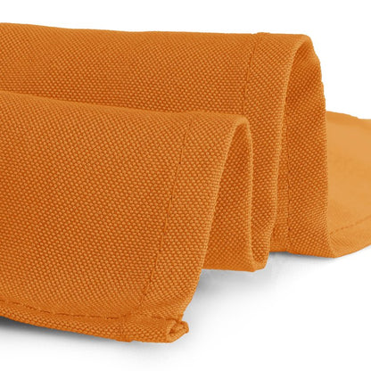 Gee Di Moda Rectangle Tablecloth - 60 x 84 Inch Orange Table Cloth for 5 Foot Rectangle Tables - Heavy Duty Washable Fabric - for Holiday Party, Dinner, Weddings, Baby Shower & Events