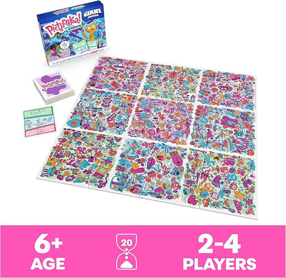 Spin Master Games Pictureka. Giant Edition Family Game for Indoor &amp Outdoor Fun with Big Oversized Board for Family and Kids 2-4 Players Ages 6 &amp Up