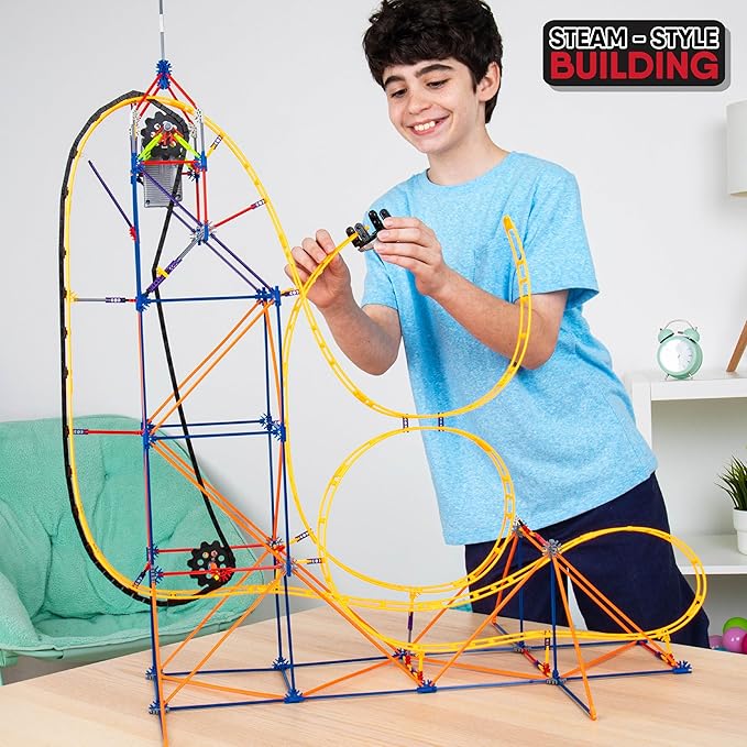 K'NEX - Amazin' 8 Coaster ‚ STEM Building Set Kid Construction Creative Play Toy‚ Ages 9+