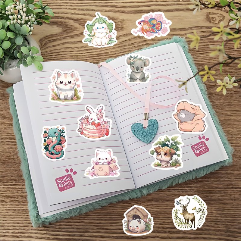 Happy Birthday Stickers, 100Pcs Cute Birthday Stickers for Water Bottle, Waterproof Laptop Skateboard Guitar Scrapbook Journalin