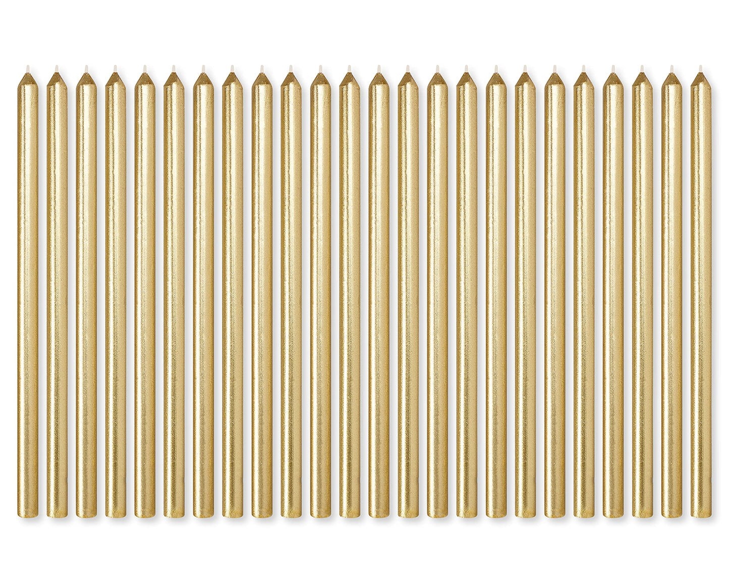 American Greetings Birthday Candles, Long Thin Gold (24-Count)