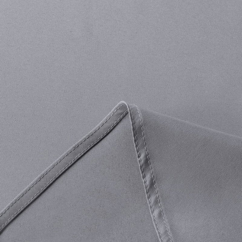 sancua Rectangle Tablecloth - 60 x 120 Inch - Stain and Wrinkle Resistant Washable Polyester Table Cloth, Decorative Fabric Table Cover for Dining Tables, Buffet Parties and Camping, Light Grey