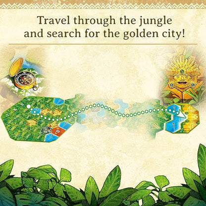 Ravensburger The Quest for El Dorado - Exciting Strategy Board Game | Suitable for Kids &amp Adults | Designed for 2-4 Players | Inclusive of Mini Expansion