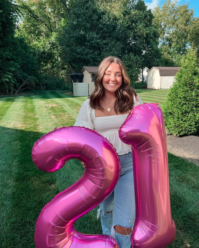 Pink 7 Balloon, Number Balloons 40 Inch, 7th Birthday Decorations for Girls Kids, Party Decoration for Women, Number 7 Balloon