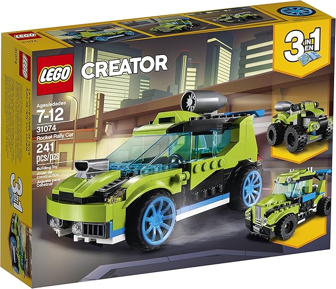 LEGO Creator 3in1 Rocket Rally Car 31074 Building Kit (241 Pieces)