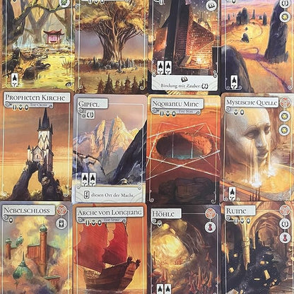 Evenfall - Strategy Board Game Engine-Builder Card Game Boundaries of Reality &amp Supernatural Dissolve Ages 14+ 1-4 Players 60+ Minutes
