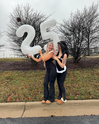 White 5 Balloon, Translucent Number Balloons 40 Inch, 5th Birthday Balloon Decorations, White Party Supplies, 5 Number Balloons, Number 5 Balloon