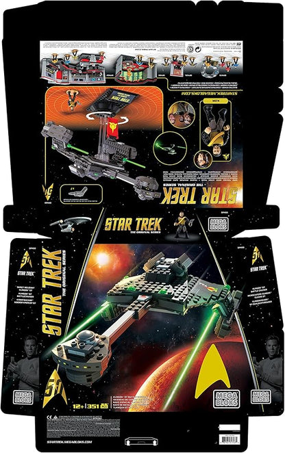 Mega Bloks Star Trek Klingon D7 Battle Cruiser Collector Construction Set