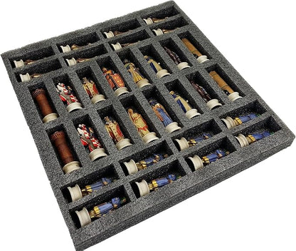 Medieval Times Crusades Chess Men Set Arabians vs Christians Crusade - NO Board