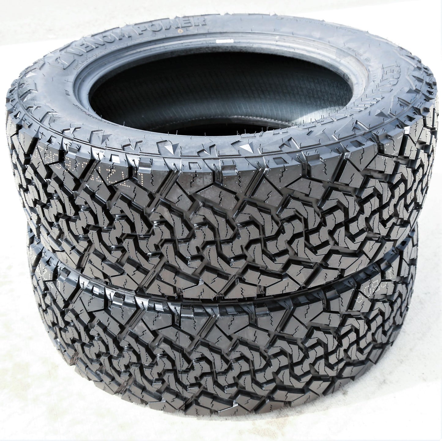 Venom Power Terra Hunter X/T XT All-Terrain Mud Light Truck Radial Tire-LT285/55R20 285/55/20 285/55-20 122/119S Load Range E LRE 10-Ply BSW Black Side Wall