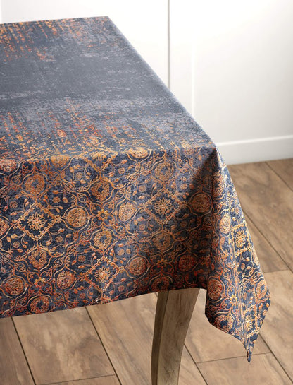 Maison d' Hermine Table Cloth Rectangle Table 100% Cotton 60 x 108 Inches Fall Tablecloth Reusable Everyday Use for Thanksgiving Christmas Decorations Dining Farmhouse Party (Imperfection)