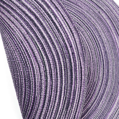 SHACOS Round Placemats Set of 4 Round Table Placemats Braided Cotton Place Mats 15 inch for Kitchen Dining Table Holiday Party (Light Purple, 4)
