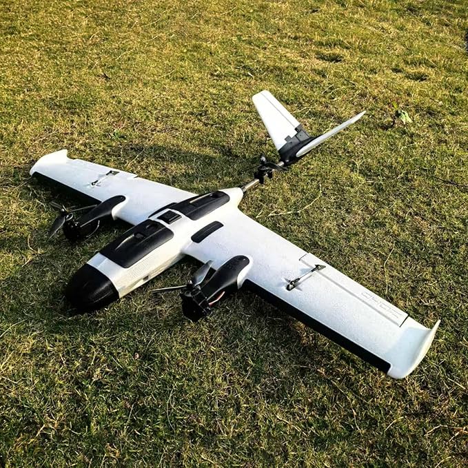 Buddy RC ZOHD Altus 980mm Wingspan Twin Motor V-Tail EPP FPV RC Airplane Glue-Less Assembly Portable Aircraft Compatible with GoPro/DJI Action Cameras for Long-Range Outdoor Adventures (PNP Version)