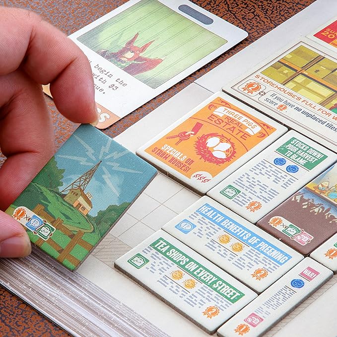 AEG &amp Flatout Games | Fit to Print | Build your Newspaper! | From the Creators of Cascadia | Easy to Learn | Quick to Play | Ages 10+ | For 1-6 Players Cream