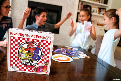 Funko Games Five Nights at Freddy's Night of Frights! Board Game | Includes 4 Sculpted Figures | 2-4 Players Ages 8+