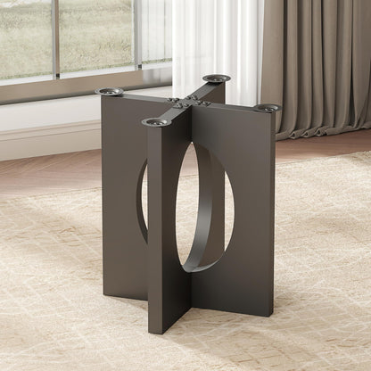 FUSHIAIPTC Heavy Duty Dining Table Base, 30 Inch Metal Leg, Modern Reinforced Steel Office Base, Glass, Wood and Marble Table Tops are All Adaptable