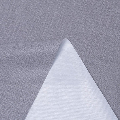 sancua 100% Waterproof Rectangle PVC Tablecloth - 54 x 108 Inch - Oil Proof Spill Proof Vinyl Table Cloth, Wipe Clean Table Cover for Dining Tables, Buffet Parties and Camping, Grey