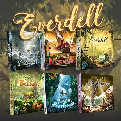 Everdell Board Game – Strategic Worker Placement &amp Tableau Building Game for Adults &amp Teens 1–4 Players Age 14+ Award-Winning Tabletop Fantasy Game