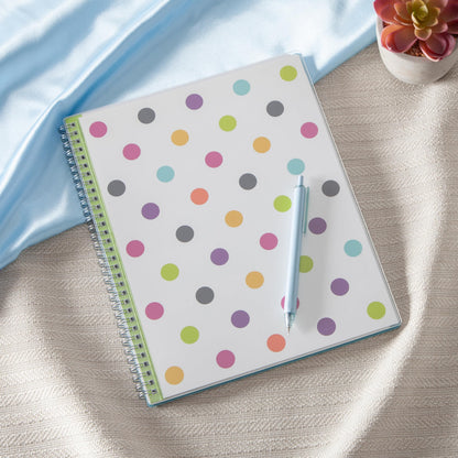Blue Sky 2025-2026 Weekly and Monthly Academic Year Teacher Lesson Planner Calendar, July 2025 - June 2026, 8.5" x 11", Flexible Cover, Wirebound, Laminated Tabs, Storage Pocket, Dots