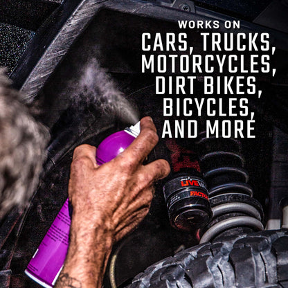 Slick Products Shine & Protectant, Long-Lasting High-Gloss Clear Coat Spray, Renew, Shine, and Protect Plastic, Vinyl, Rubber, Trim, and More