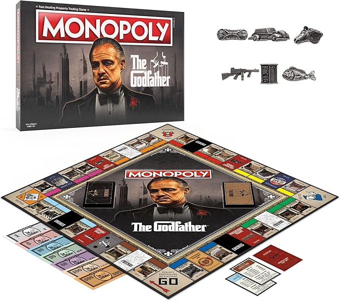 USAOPOLY Monopoly: The Godfather 50th Anniversary Board Game