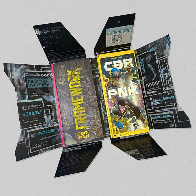 Mythworks CBR+PNK: Augmented Edition Minimalist Pamphlet TTRPG Forged in The Dark
