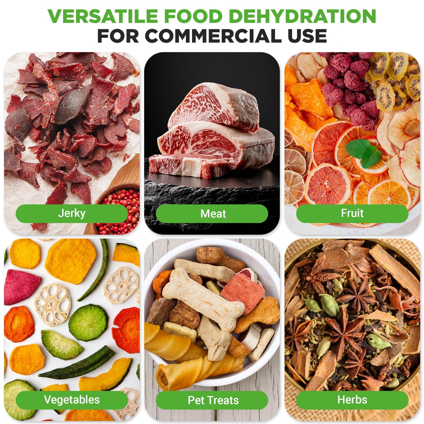 NutriChef 30 Layer & 3 Chamber Commercial Food Dehydrator Machine - Stainless Steel Trays, Digital Timer and Temperature Control, Ideal for Jerky Meat, Fruit, Pet Treats, Vegetables, and Herbs