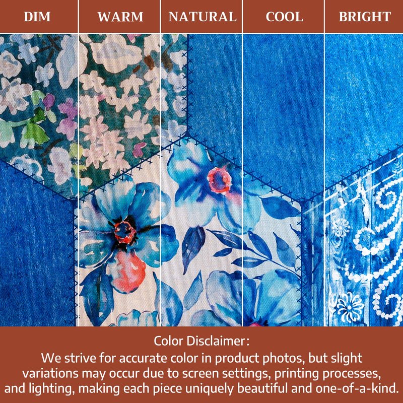 Maison d' Hermine Table Cloth Rectangle Table 100% Cotton 70 x 120 Inches Tablecloth Reusable Decorative for Dining Kitchen Room Farmhouse Home Gifts for Mothers Day Spring Summer - Summer Blues
